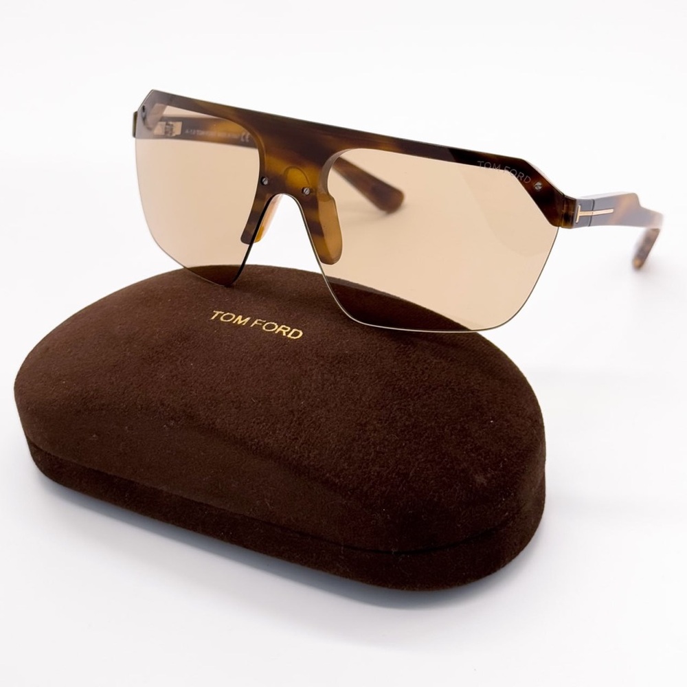 NEW TOM FORD TF797 55E BROWN UNISEX SUNGLASSES RAZOR FT0797/S TOM FORD EYEWEAR